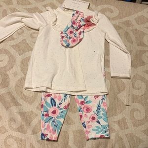 12 month pants shirt and headband